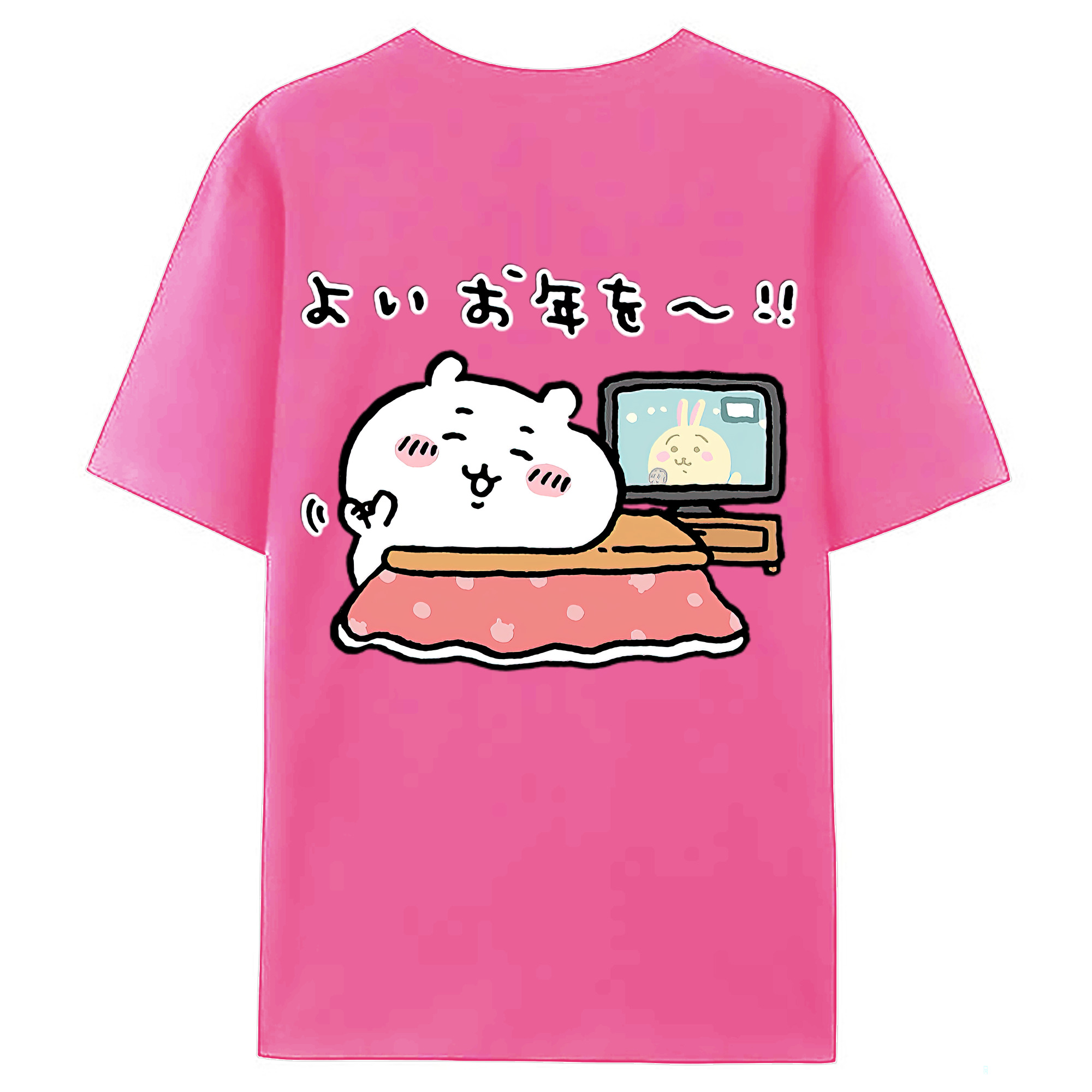 （画像用） ちいかわ ちいかわ Chii-kawa chiikawa レディース半袖Tシャツ(バックプリント)